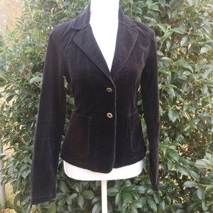 American Eagle Outfitters black corduroy blazer